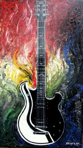 Eryn's Art Guitar